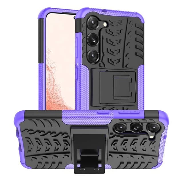 Stødbestandigt cover med stativ Samsung Galaxy S23 Plus - Lilla