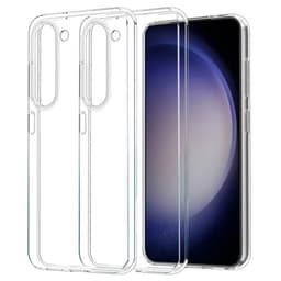 2-Kpl silikonikotelo läpinäkyvä Samsung Galaxy S23