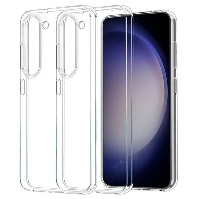 2-Pak silikone cover gennemsigtig Samsung Galaxy S23