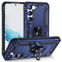 Sergeant Ring Case Samsung Galaxy S23 Plus - Blå