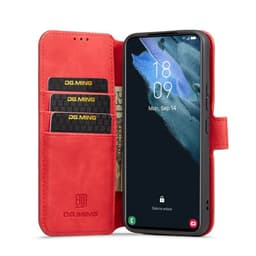 DG-Ming Wallet cover 3-kort Samsung Galaxy S23 Plus - Rød