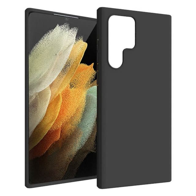 Silikone cover Samsung Galaxy S23 Ultra  - Sort