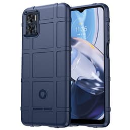 Rugged Shield deksel Motorola Moto E22i - Blå