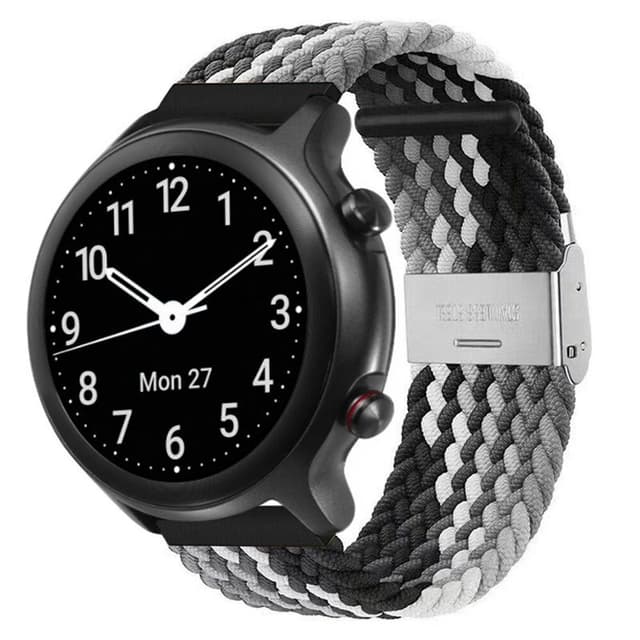 Flätat Elastiskt Armband Doro Watch - Svart/Vit