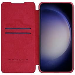 Nillkin Qin Pro flipcover Samsung Galaxy S23 - Rød