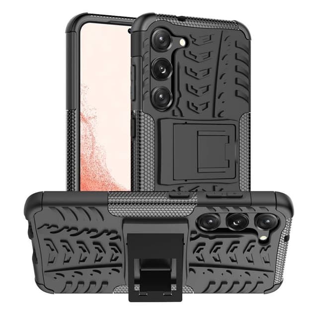 Stødbestandigt cover med stativ Samsung Galaxy S23 Plus - Sort