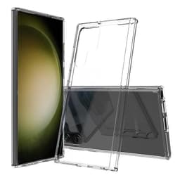 Silikonikotelo läpinäkyvä Samsung Galaxy S23 Ultra