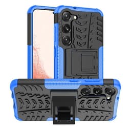Stødbestandigt cover med stativ Samsung Galaxy S23 - Blå