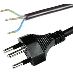 HAWA 1008242 Ström Anslutningskabel Svart 2.00 m