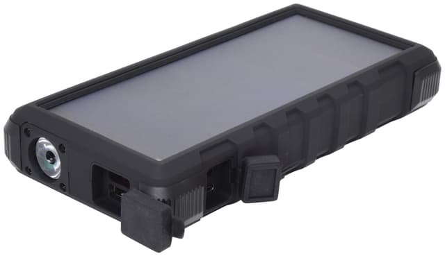 24.000 mAh Outdoor Solar PowerBank, Black