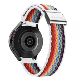 DUX DUCIS Samsung Galaxy Watch 20mm Armbånd Nylon Watch Band Lyse Striper