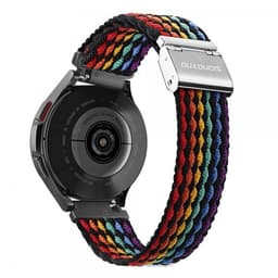 DUX DUCIS Samsung Galaxy Watch 20mm Armbånd Nylon Watch Band Mørk Striper