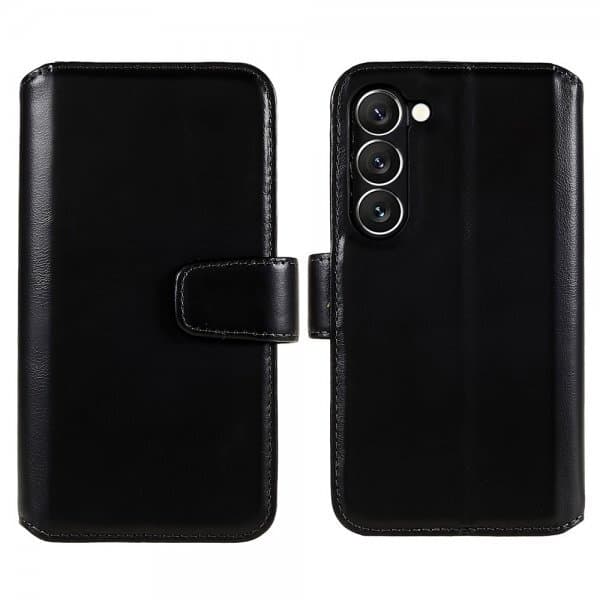 Nordic Covers Samsung Galaxy S23 Fodral Essential Leather Raven Black