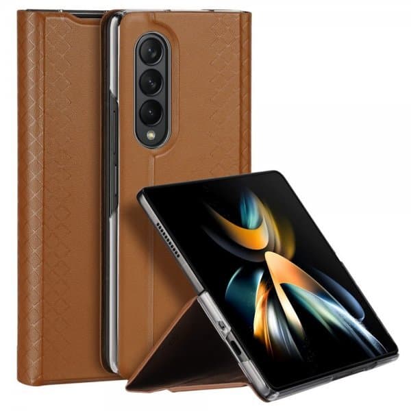 DUX DUCIS Samsung Galaxy Z Fold 4 Etui Bril Series Brun