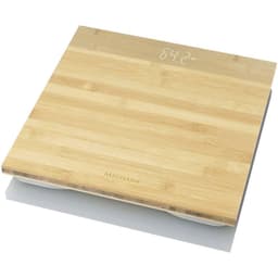 vidaXL Personvåg bambu PS 440 brun