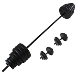 Tunturi Hantel / Skivstångsset 50 kg.