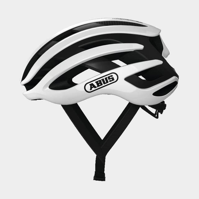 Abus AirBreaker Polar White, Cykelhjälm Vit Large