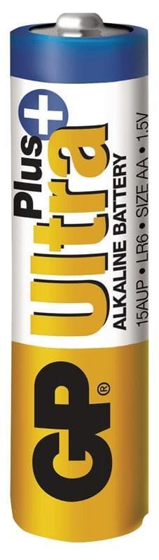 GP Batteri alkaline AA/LR6 1.5 V Ultra Plus 4-blister (03015AUP-U4)