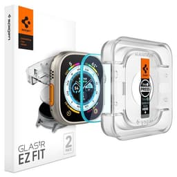 Spigen Apple Watch Ultra Skjermbeskytter GLAS.tR EZ Fit 2-pakning