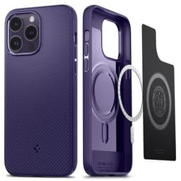 Spigen iPhone 14 Pro Max Deksel Mag Armor MagFit Deep Purple