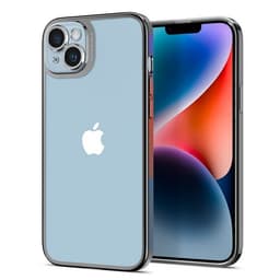 Spigen iPhone 14 Plus Skal Optik Crystal Chrome Gray