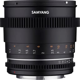 Samyang 85mm T1.5 VDSLR MK2 Sony E