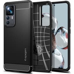 Spigen Xiaomi 12T/12T Pro Skal Rugged Armor Matte Black
