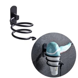 Selvklebende hårfønerholder Sort