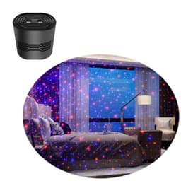 Starry Nebula Night Light Projector Svart
