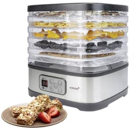 Dehydrator Korona Rostfritt stål, Svart