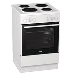 Gorenje støpejernskomfyr E617E17WKA (hvit) - brukt