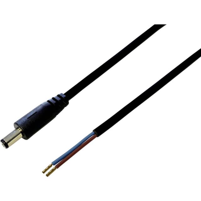 TRU COMPONENTS DC-kabel DC-stiftdon - Öppen ände 5.50