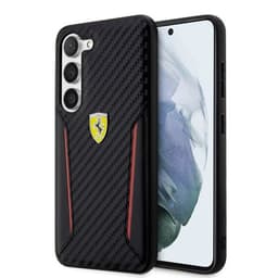 Ferrari Samsung Galaxy S23 Plus Skal Carbon & Stripe Svart