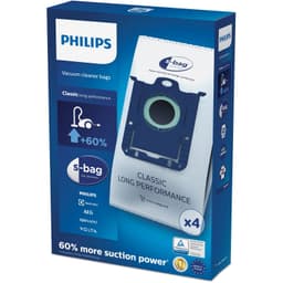 Philips s-bag Classic Long Performance dammpåse FC8021/03 (4-pk)