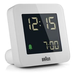 Braun digital vekkerklokke hvit BC09W