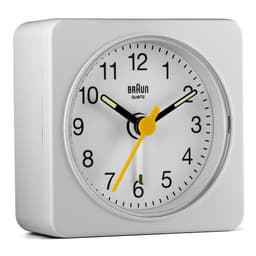 Braun liten vekkerklokke hvit BNC019WH