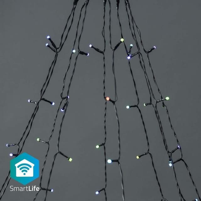 Nedis SmartLife Julbelysning | Träd | Wi-Fi | RGB | 180 LED's | 10 x 2 m | Android™ / IOS
