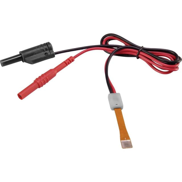 Batteri mätadapter - rak VOLTCRAFT MB-702 Svart, Röd
