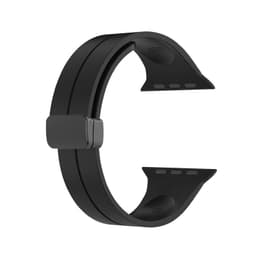 INF Magneettisesti imevä kellon ranneke silikoni Musta Apple Watch 38mm/40mm/41mm