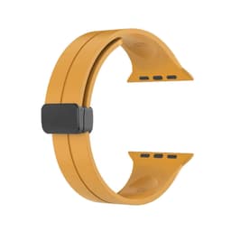 Magnetisk absorpsjonsurrem silikon Gul Apple Watch 38mm/40mm/41mm