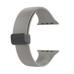 Magnetisk absorpsjonsklokkerem silikon Grå Apple Watch 42 mm/44 mm/45 mm/49 mm 