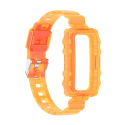 Urrem med urkasse TPU orange Huawei Band 7 / Band 6 / Band 6 Pro, Honor Band 7 / Band 6