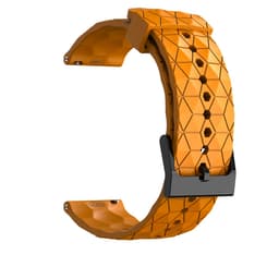 Fotbollsmönster klockband silikon Keltainen 22 mm Samsung Galaxy Watch 5/5 Pro/4 40 44mm/3 41mm, Huawei watch GT3/GT2  42mm, Huami Amazfit GTS 3/GTS 2 Mini, Garmin Forerunner 158/55/Vivoactive 3/Venu