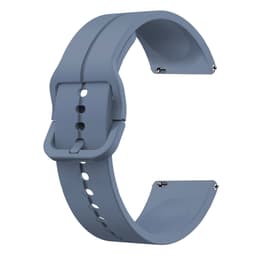 Klokkebånd silikon Blå 22 mm Samsung Galaxy Watch 5/5 Pro/4 40 44mm/3 41mm, Huawei watch GT3/GT2  42mm, Huami Amazfit GTS 3/GTS 2 Mini, Garmin Forerunner 158/55/Vivoactive 3/Venu