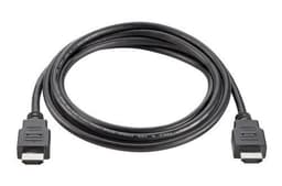 HP HDMI Standard Cable, 1,8 m, HDMI-tyyppi A (vakio), HDMI-tyyppi A (vakio), Musta