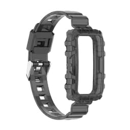 Klokkebånd med Watch Case TPU Sort Huawei Band 7 / Band 6 / Band 6 Pro, Honor Band 7 / Band 6