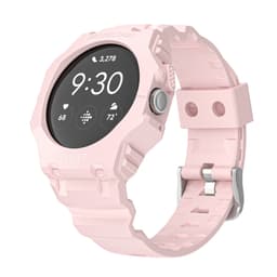 Kellon ranneke kellokotelolla TPU Vaaleanpunainen Google Pixel Watch
