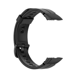 Klockarmband silikon Sort Huawei Band 7 / Band 6 / Band 6 Pro, Honor Band 7 / Band 6