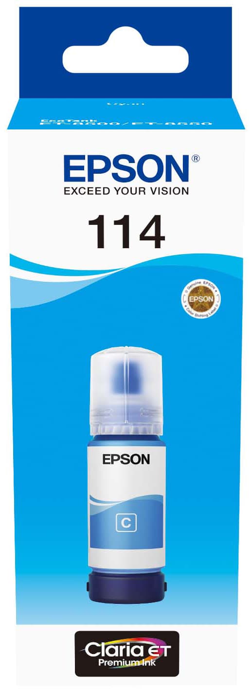Epson 114 EcoTank Cyan bläckflaska