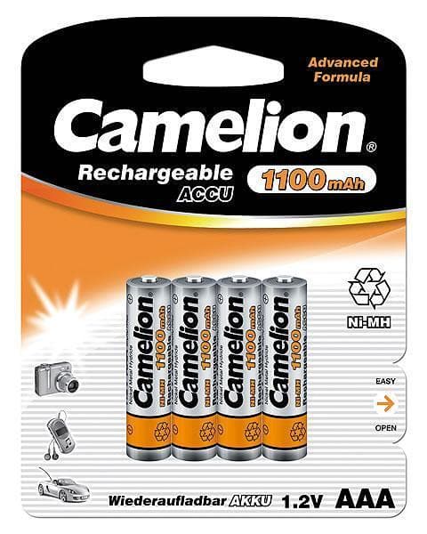 Camelion HR03 Genopladeligt AAA-batteri NiMH 1100 mAh 1.2 V 4 stk